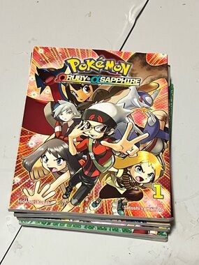 Pokémon Ruby & Sapphire Vol.1 - Vol.6 manga collection